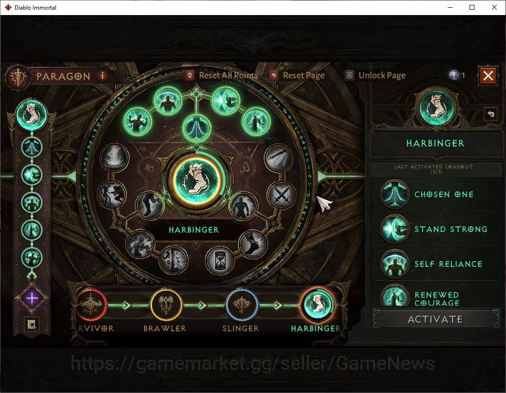 Diablo Immortal Accounts SEA - Vasily|Lv60 (321) Necromancer|31K CR|Reso 48 image 5