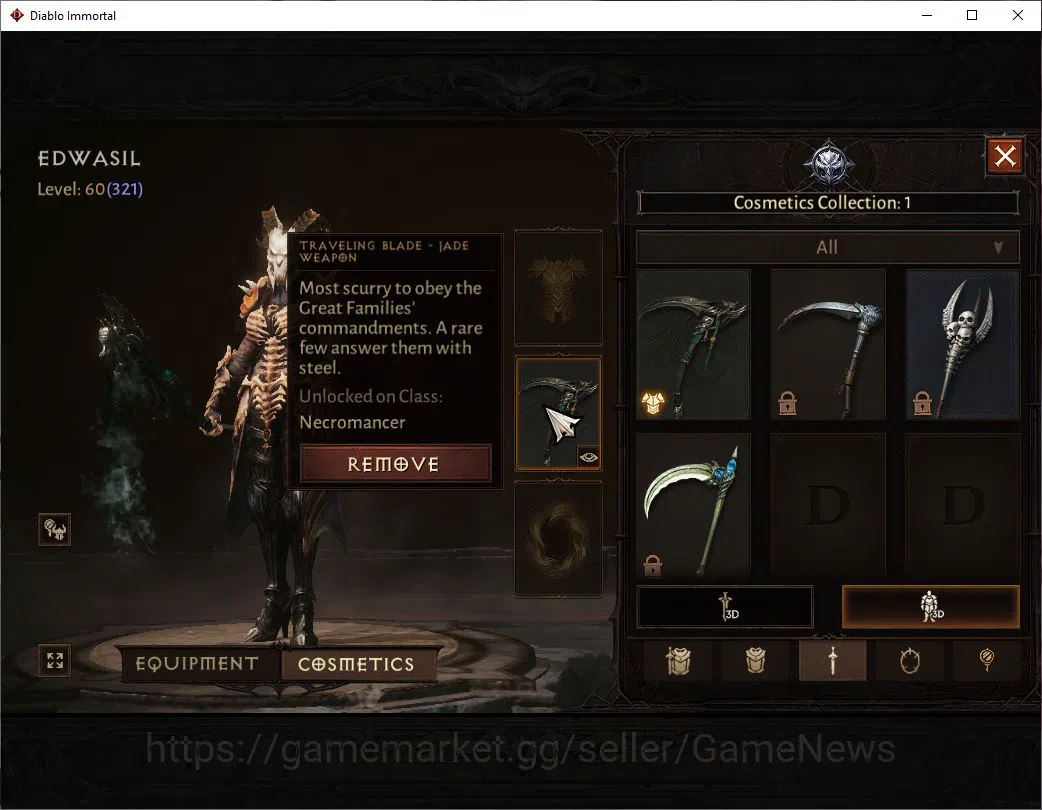 Diablo Immortal Accounts SEA - Vasily|Lv60 (321) Necromancer|31K CR|Reso 48 image 6