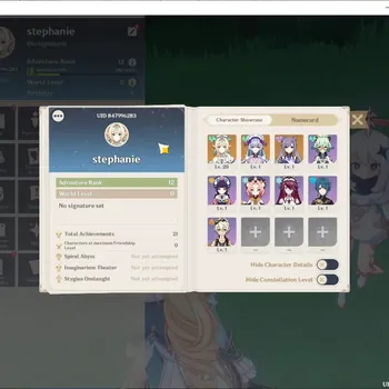 Genshin Impact Accounts Starter ASIA|Starter AR 12|1Limit Vesna + 2limit std Mizuki,Keqing + chr STD Sucrose,Diona Etc|MC