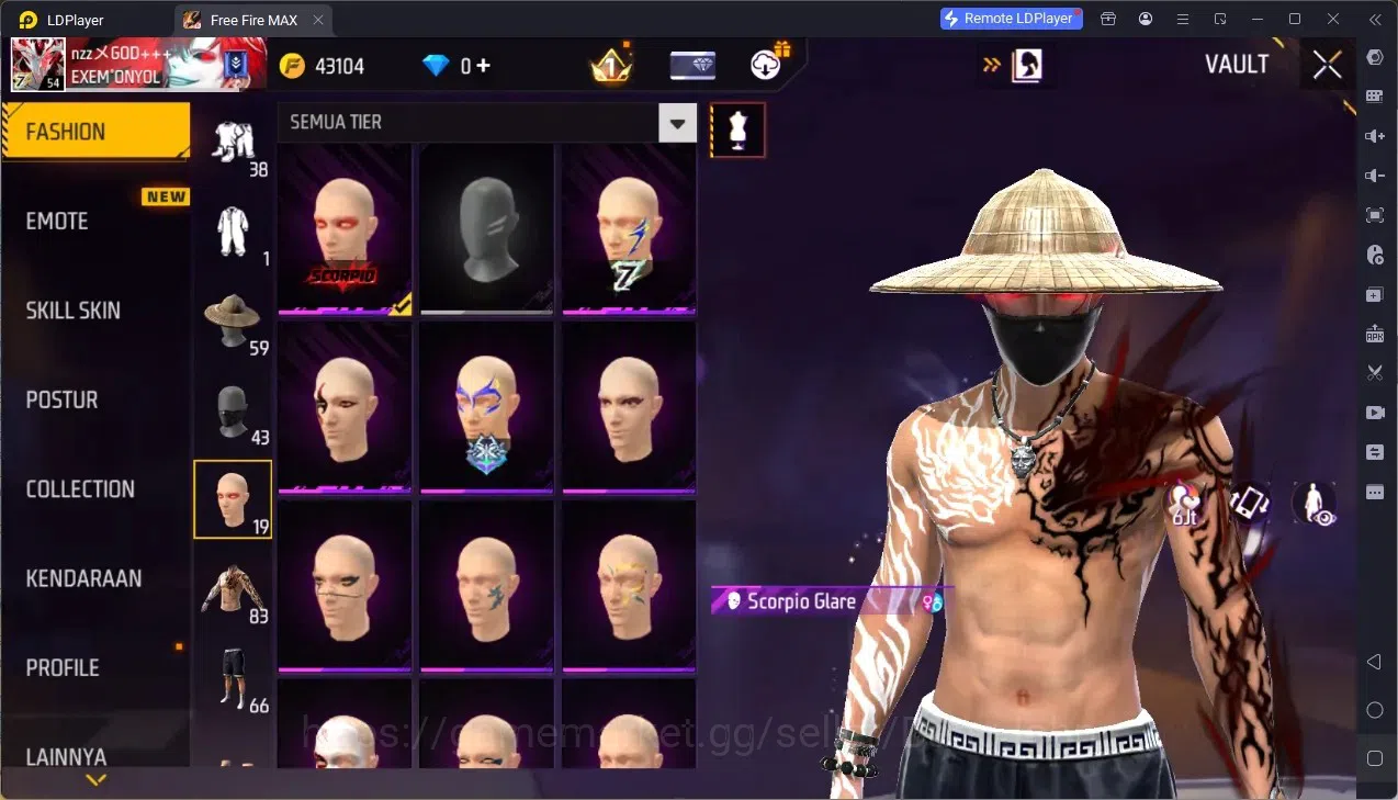 Free Fire Accounts Indonesia | Vault 1000| 2 EVO (UMP Lv3, Tinju Lv2) image 10