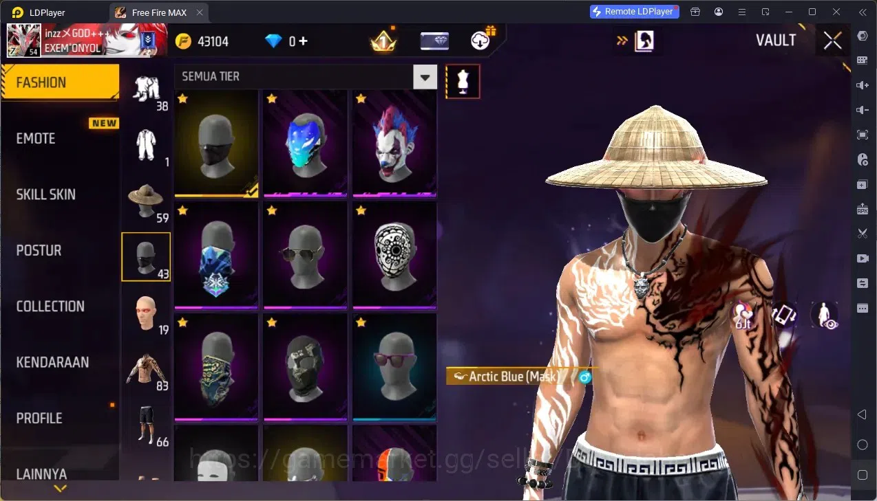 Free Fire Accounts Indonesia | Vault 1000| 2 EVO (UMP Lv3, Tinju Lv2) image 9