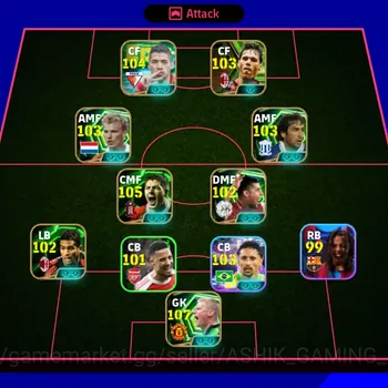 eFootball Accounts Legends & Iconic Players eFootball Account For Sale  | 3173 Team Strength | 107 Rated GK | Messi, Ronaldo