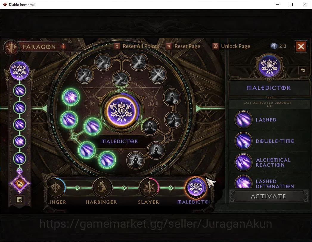Diablo Immortal Accounts SEA - Anu | Lv60(453)Demon Hunter| 31K CR|Reso 480 image 11