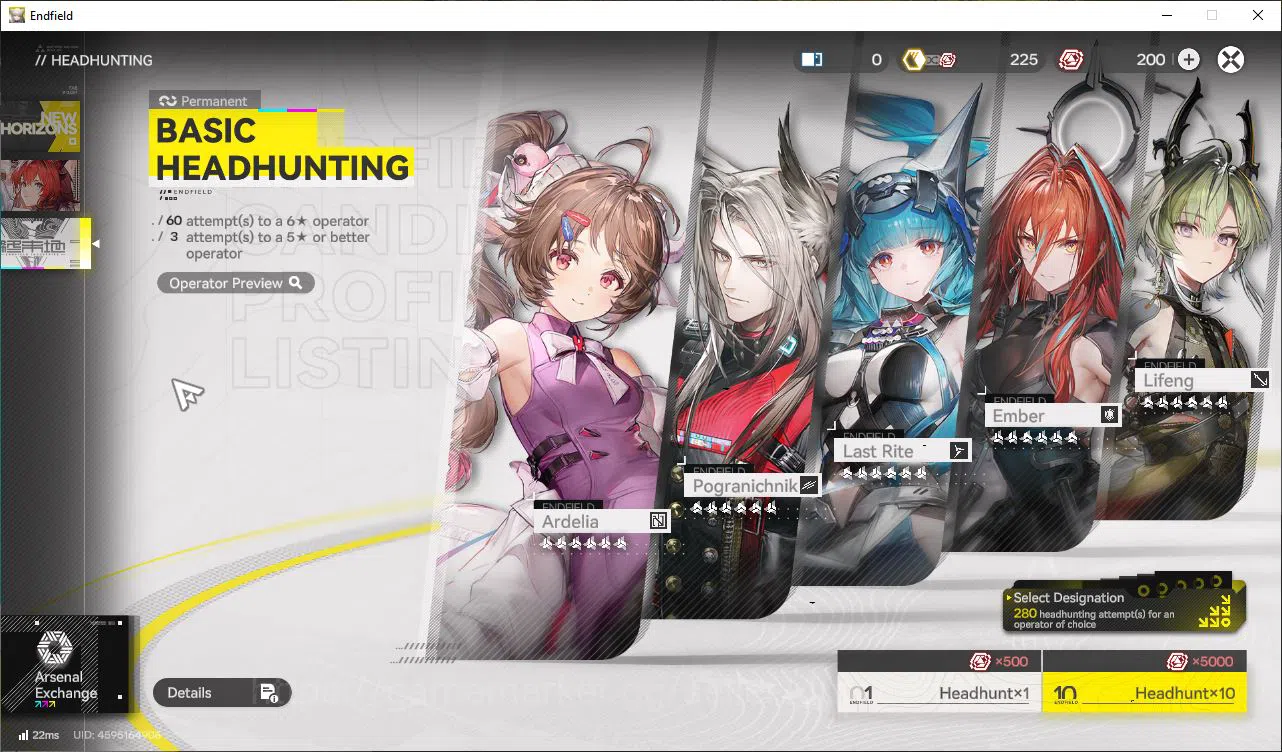 Arknights: Endfield Accounts Asia Lv2 |Starter|1SSR (Laevatain)+5SR Characters| image 9