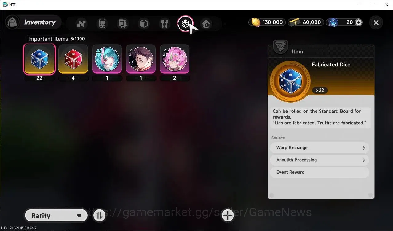 Neverness to Everness Accounts GLOBAL NA|HL 3| 1 SSR Meta Nanally +S-Class Char B image 8