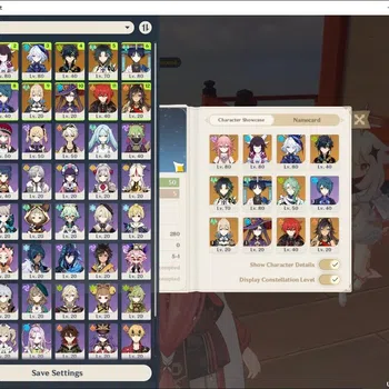 Genshin Impact Accounts Others ASIA|AR 50|7 Limited + (Wanderer,Furina,Yae Miko,Baizhu,Kinich,Xiao,Columbina|Mc FeMale|Take
