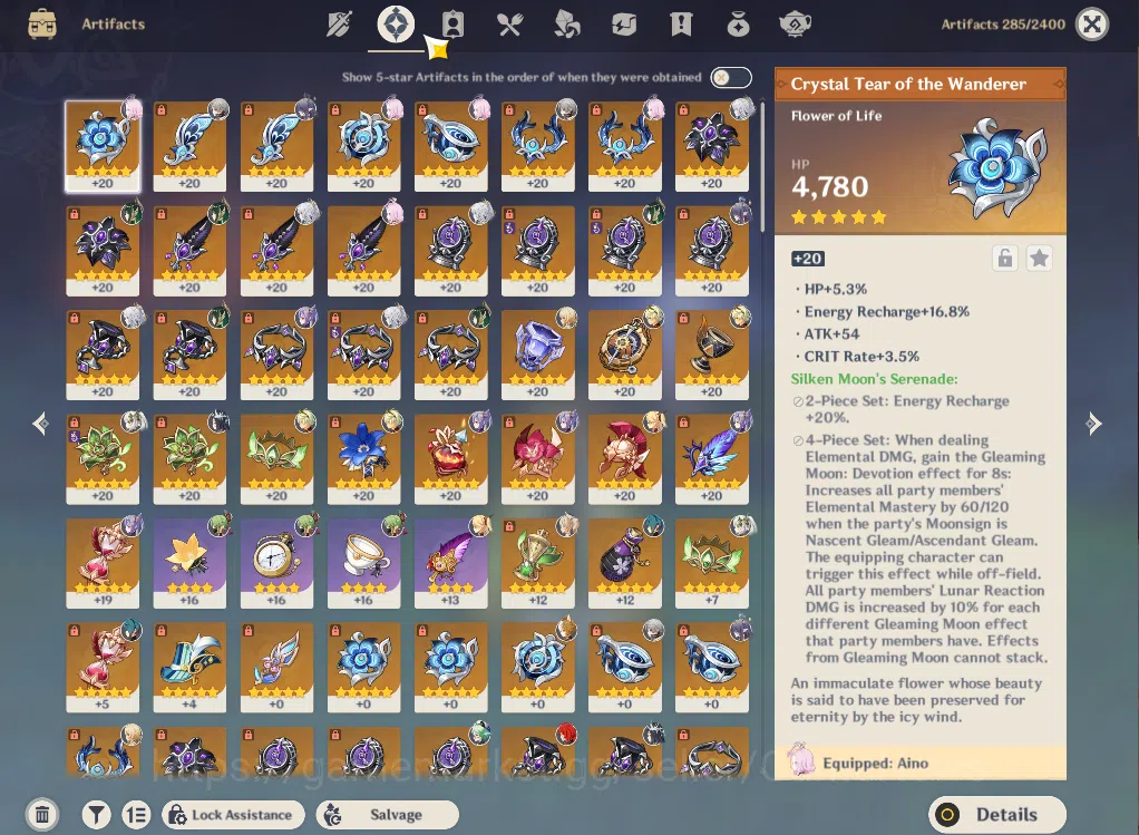 Genshin Impact Accounts ASIA|AR55|4Limited+2(*5Weapon)|Nefer,Lauma,Nahida, image 11