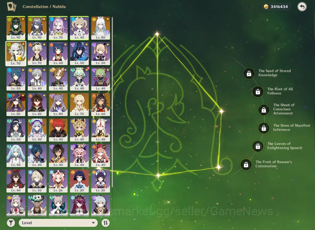 Genshin Impact Accounts ASIA|AR55|4Limited+2(*5Weapon)|Nefer,Lauma,Nahida, image 13