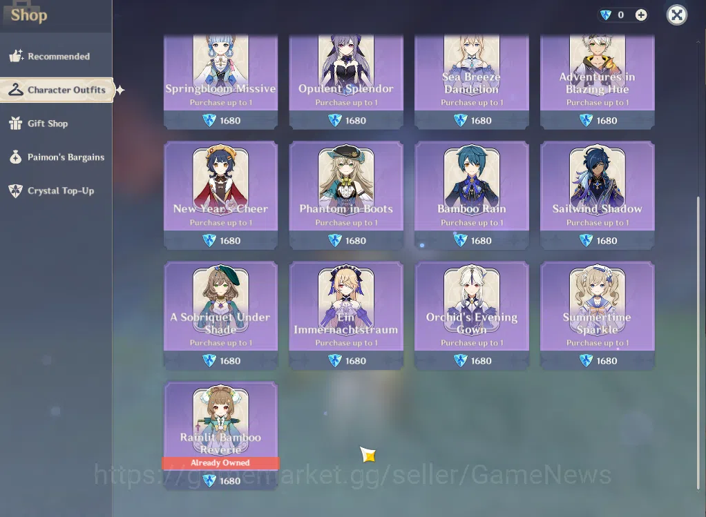 Genshin Impact Accounts ASIA|AR55|4Limited+2(*5Weapon)|Nefer,Lauma,Nahida, image 2