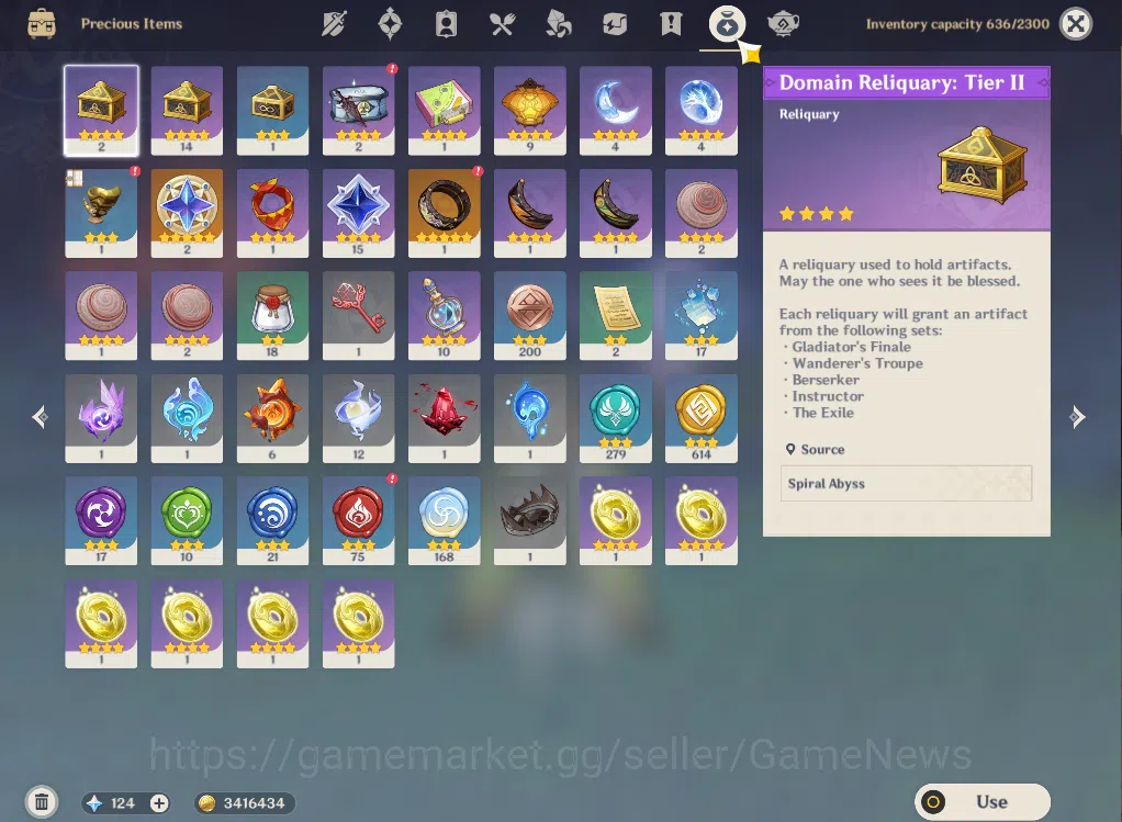 Genshin Impact Accounts ASIA|AR55|4Limited+2(*5Weapon)|Nefer,Lauma,Nahida, image 7