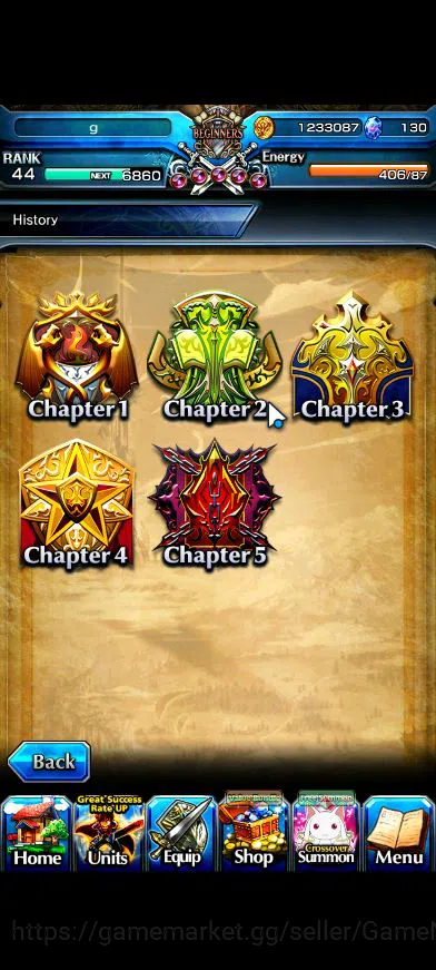 Grand Summoners Accounts Global|Rank 44|12 Ascend|EmiyaTW,AcceleratorTW,S M image 5