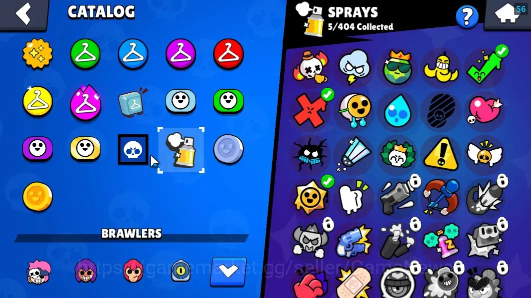 Brawl Stars Accounts 787 Trophy|11 Brawlers 1 Max Lvl (Emz Full Buffies image 12