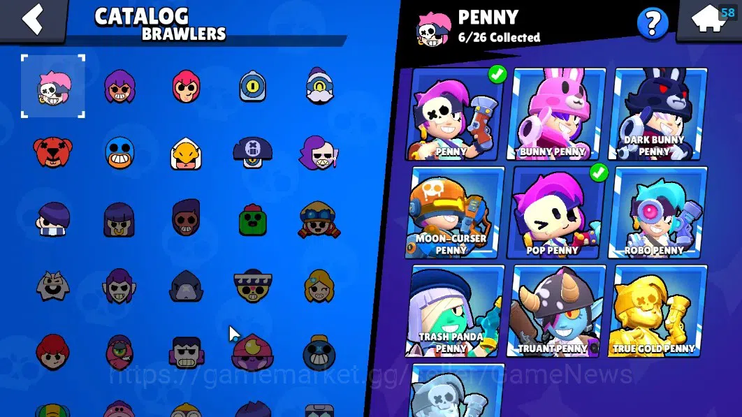 Brawl Stars Accounts 787 Trophy|11 Brawlers 1 Max Lvl (Emz Full Buffies image 15