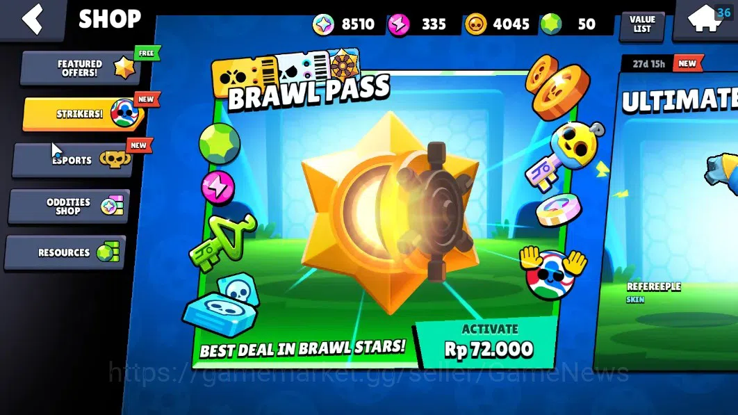 Brawl Stars Accounts 787 Trophy|11 Brawlers 1 Max Lvl (Emz Full Buffies image 6