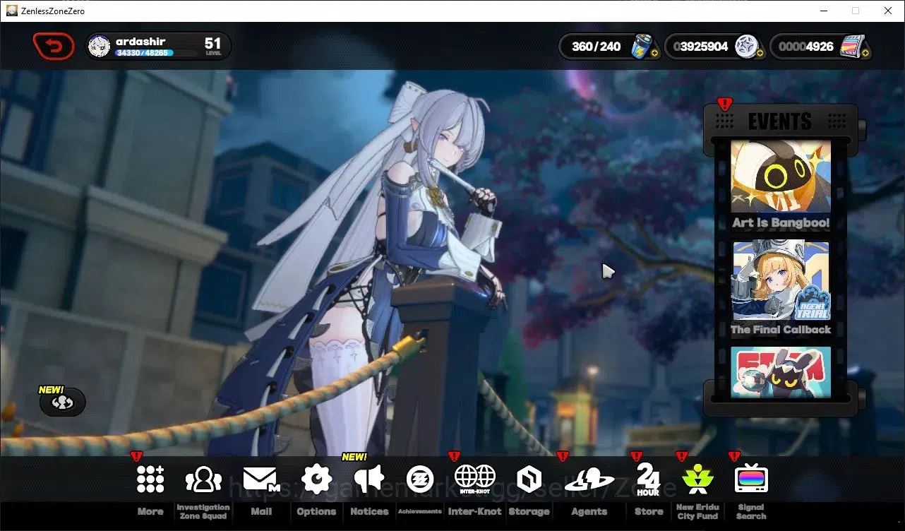 Zenless Zone Zero Accounts Starter ASIA|IK 51|Ready Gacha 4,9K Polyc|3 Limited[(Velina,Ye Shunguang,PyroisM2)+Sign]+4 4