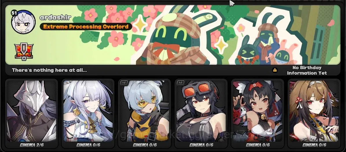 Zenless Zone Zero Accounts Starter ASIA|IK 51|Ready Gacha 4,9K Polyc|3 Limited[(Velina,Ye Shunguang,PyroisM2)+Sign]+4 5