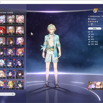 Honkai Star Rail Accounts Mid Game Asia|TL 65|6 Limited| Aventurine Waveflair,Robin Summeretto,Pearl,(Hyacine