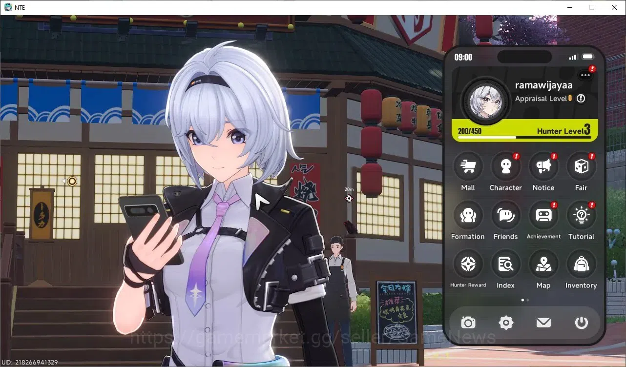 Neverness to Everness Accounts GLOBAL EU|HL 3|4 SSR|Hotori+Sign,Jiuyuan,Hathor,Baicang+Sign|2 Selector ON|Female MC|Log 6