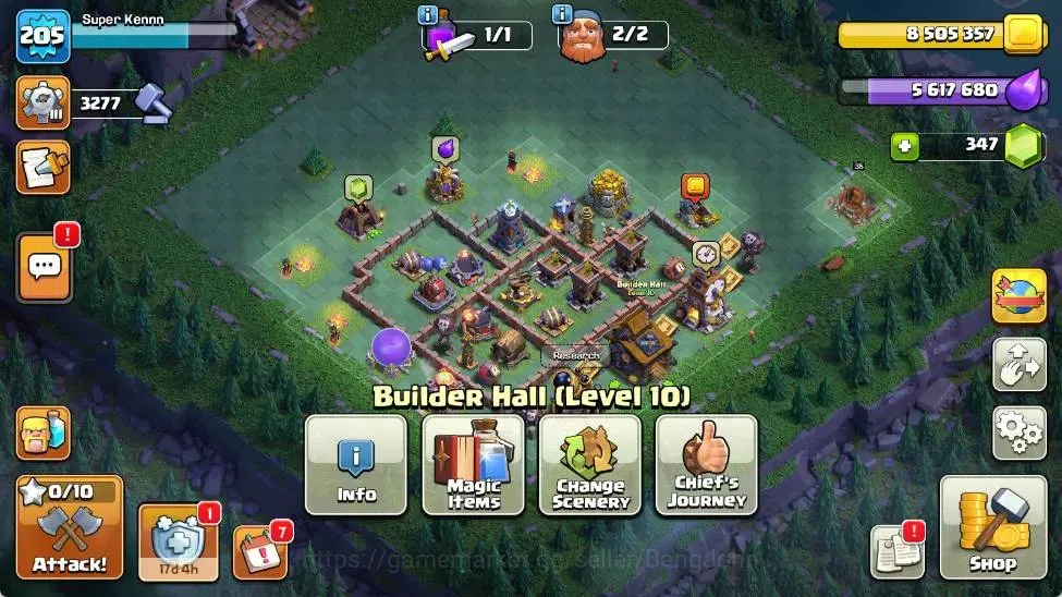 Clash of Clans Accounts Global | TH 17-BH 10|LVL 205|HH 11|AQ 100,MP 62,GW image 20