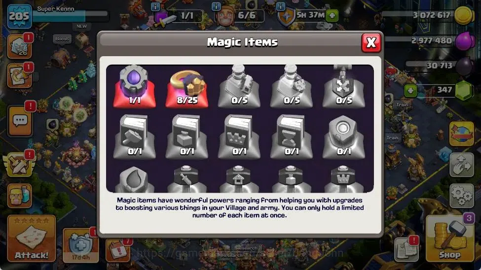 Clash of Clans Accounts Global | TH 17-BH 10|LVL 205|HH 11|AQ 100,MP 62,GW image 4