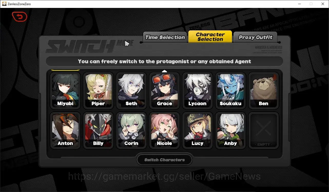 Zenless Zone Zero Accounts Starter ASIA|IK 39|3 Limited|(Velina,Miyabi,Harumasa) +2 Standard (Grace,Lycaon)|1 STD Weapon|2 S 4
