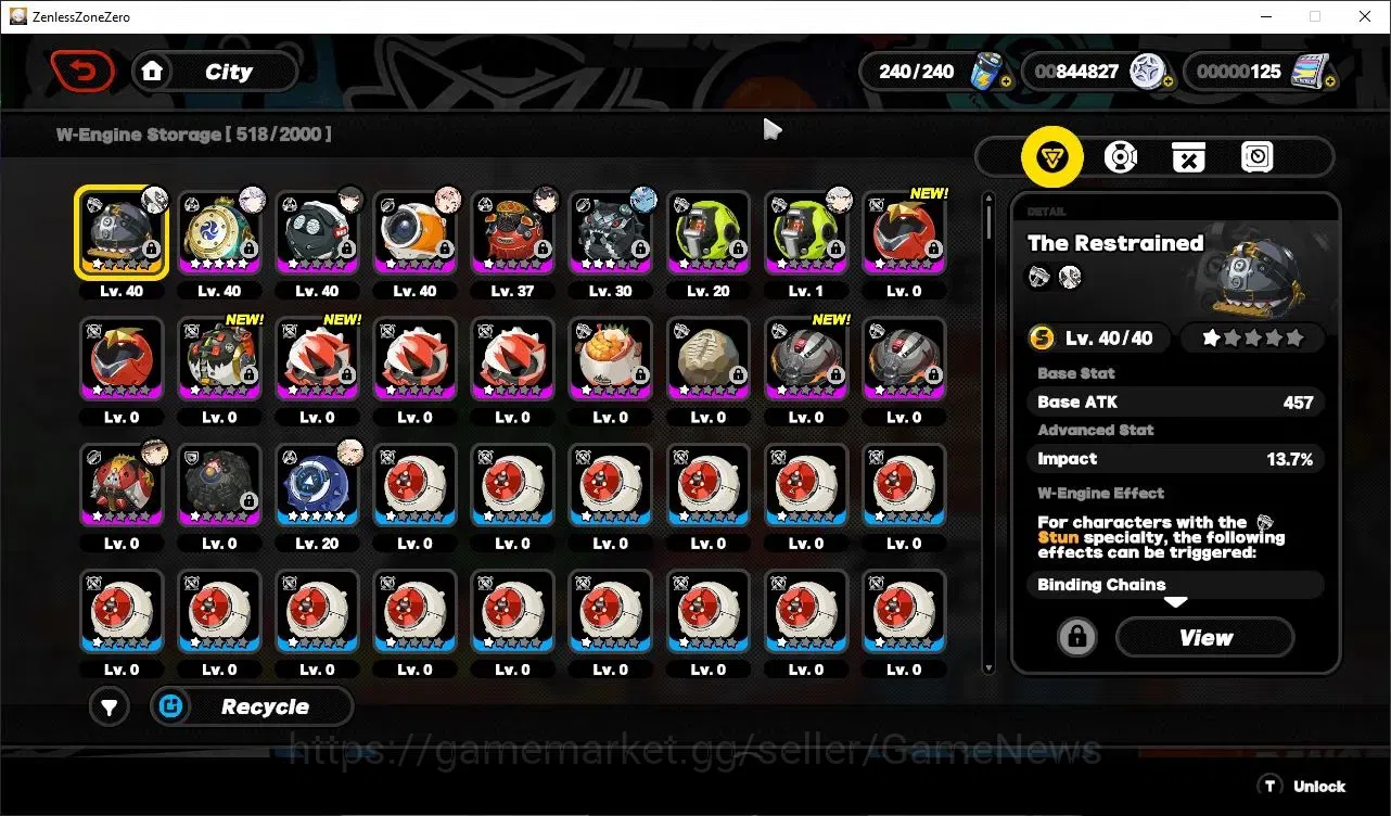 Zenless Zone Zero Accounts Starter ASIA|IK 39|3 Limited|(Velina,Miyabi,Harumasa) +2 Standard (Grace,Lycaon)|1 STD Weapon|2 S 6