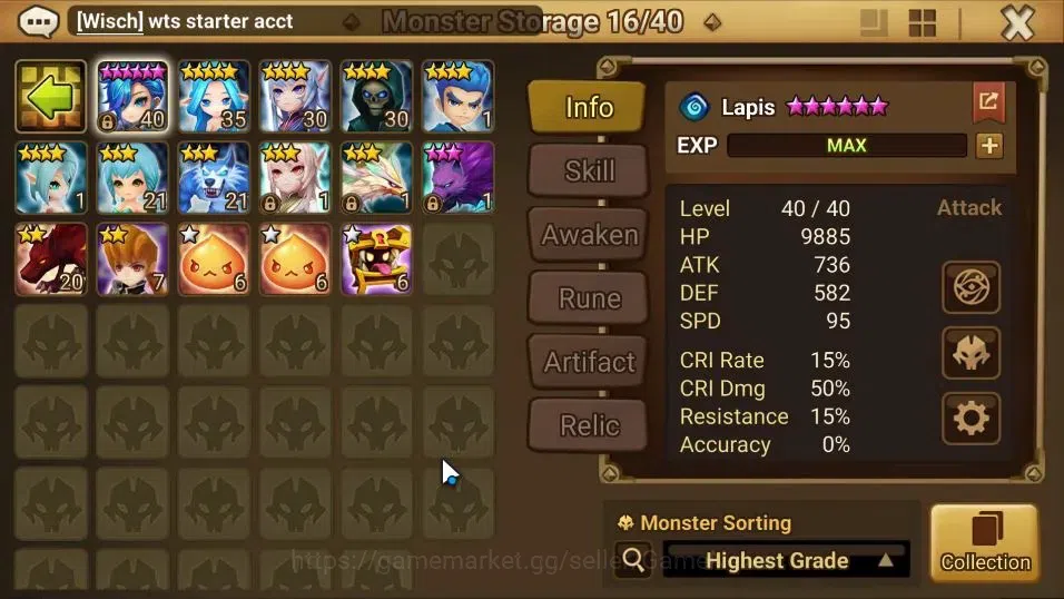 Summoners War: Sky Arena Accounts GLOBAL Lv81|1 LD[Velaska]|10 Total NB5[Angela,Leo, image 12