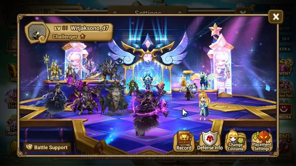 Summoners War: Sky Arena Accounts GLOBAL Lv81|1 LD[Velaska]|10 Total NB5[Angela,Leo, image 2