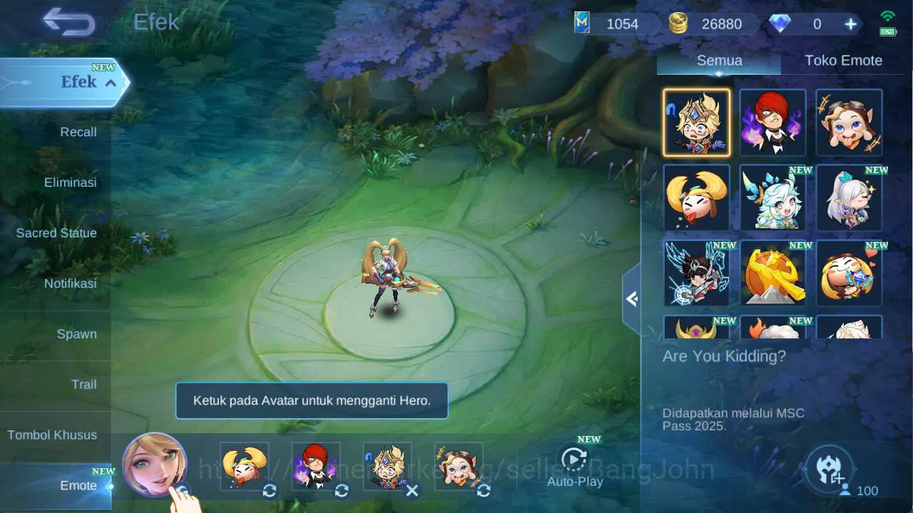 Mobile Legends: Bang Bang Accounts hero 100 skin 130+ saint badang, saber freya, drag image 11
