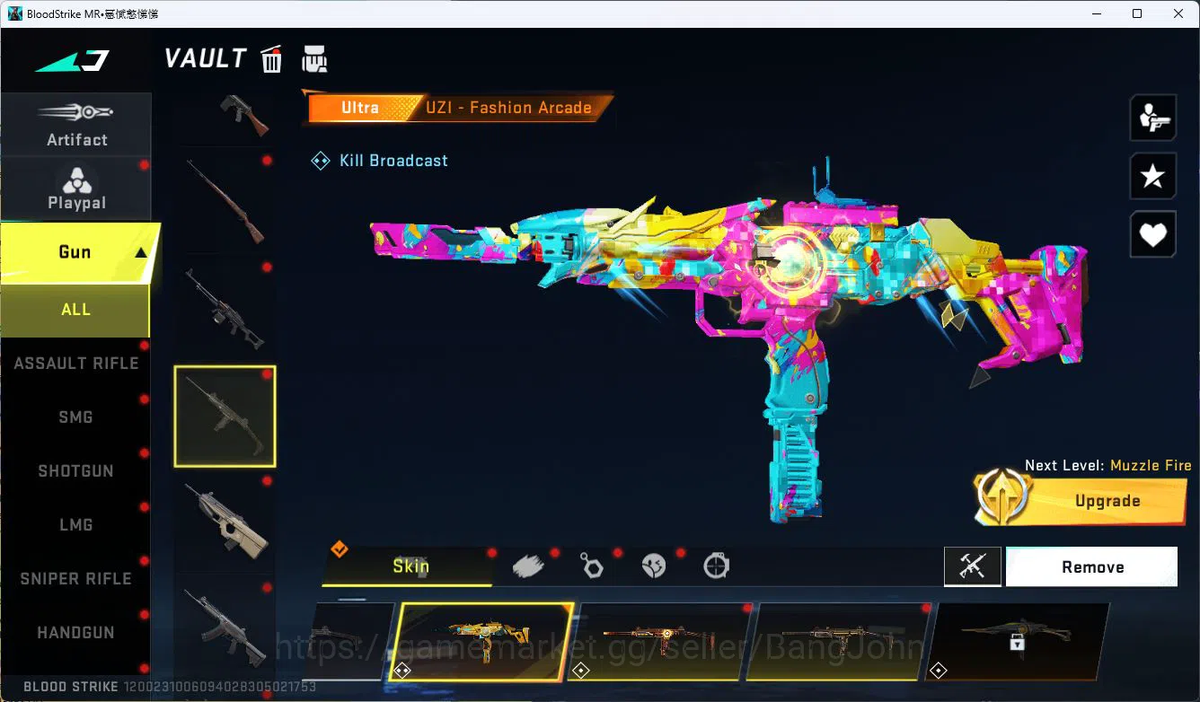Blood Strike Accounts ASIA|ETERNAL=VOLT|COLLAB=AK47,SCAR,MCX,KAR98K,QBZ9 image 12