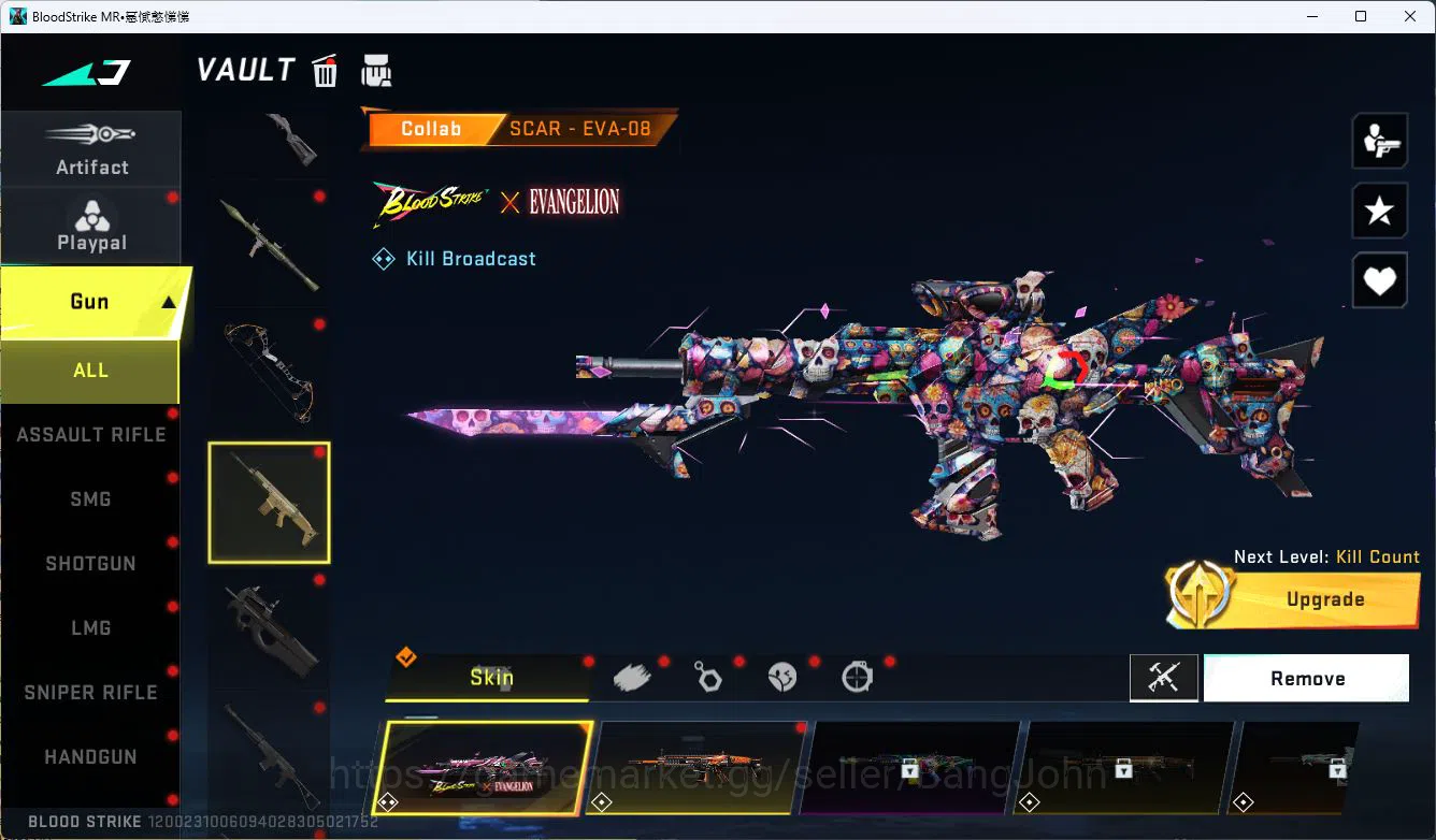 Blood Strike Accounts ASIA|ETERNAL=VOLT|COLLAB=AK47,SCAR,MCX,KAR98K,QBZ9 image 17