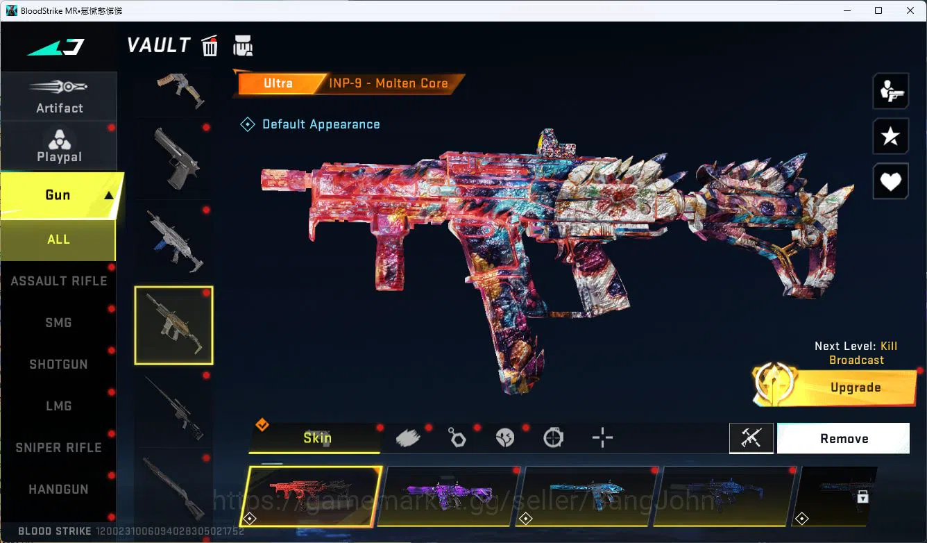 Blood Strike Accounts ASIA|ETERNAL=VOLT|COLLAB=AK47,SCAR,MCX,KAR98K,QBZ9 image 19