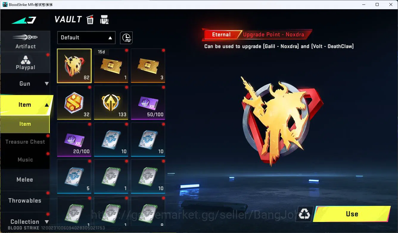 Blood Strike Accounts ASIA|ETERNAL=VOLT|COLLAB=AK47,SCAR,MCX,KAR98K,QBZ9 image 6