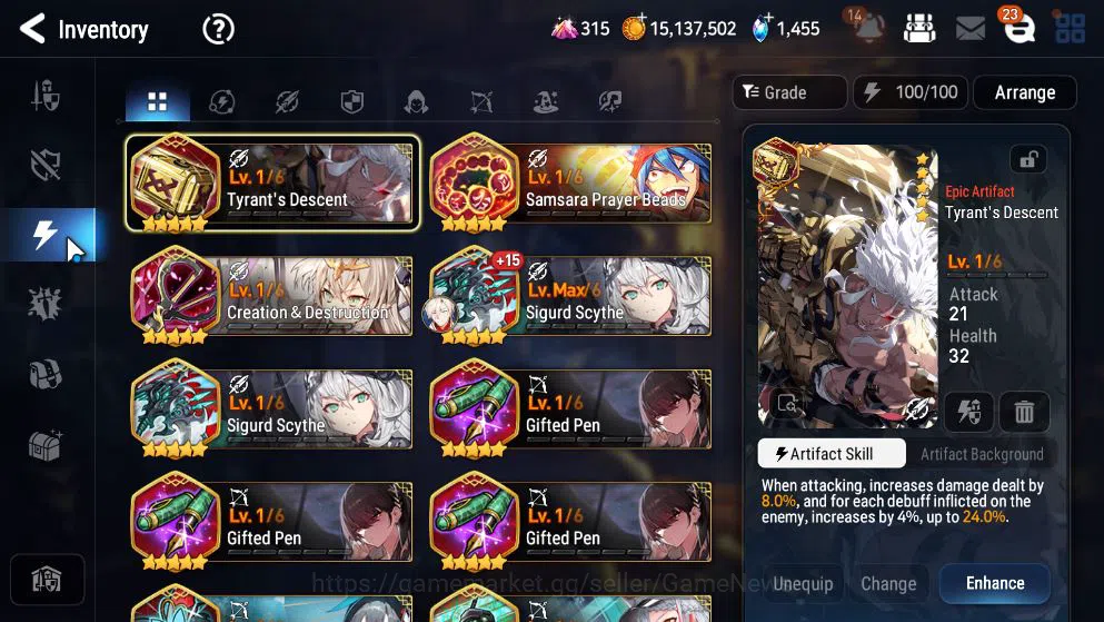 Epic Seven Accounts GLOBAL Unverif|NewEra|6 ML(Salome,C Lilias,SK Shar image 12