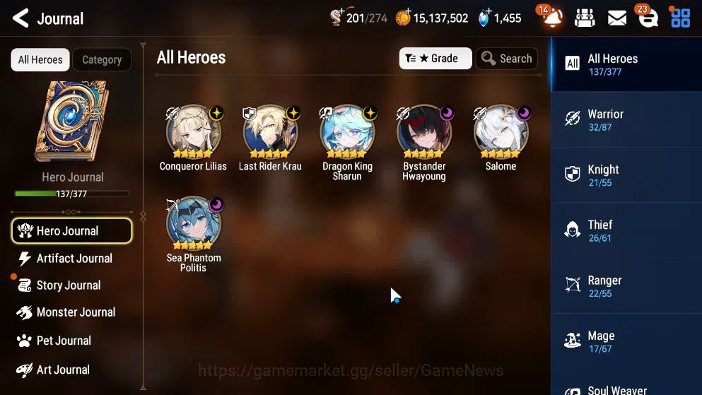 Epic Seven Accounts GLOBAL Unverif|NewEra|6 ML(Salome,C Lilias,SK Shar image 19