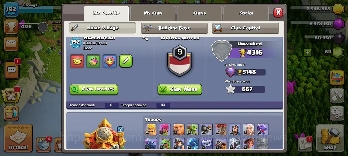 Clash of Clans Accounts TH 16 - BH 10|LV 192|TROPHY 4316|HH 9|BK 83,AQ 89, image 10