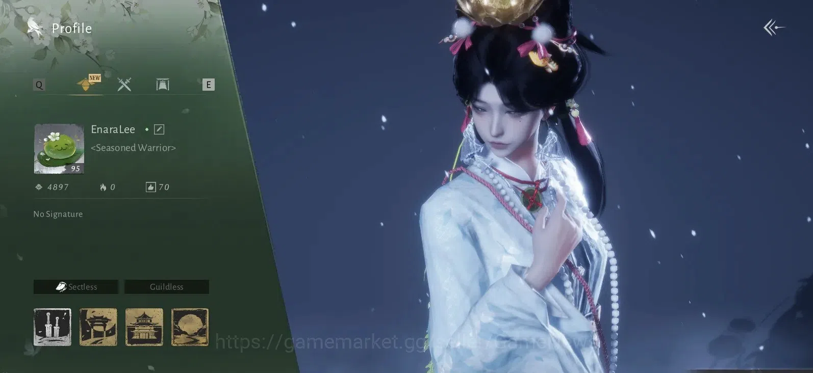 Where Winds Meet Accounts Global|Lv 95| 3.117 GS|Peaceful life Set|Leaves of image 3