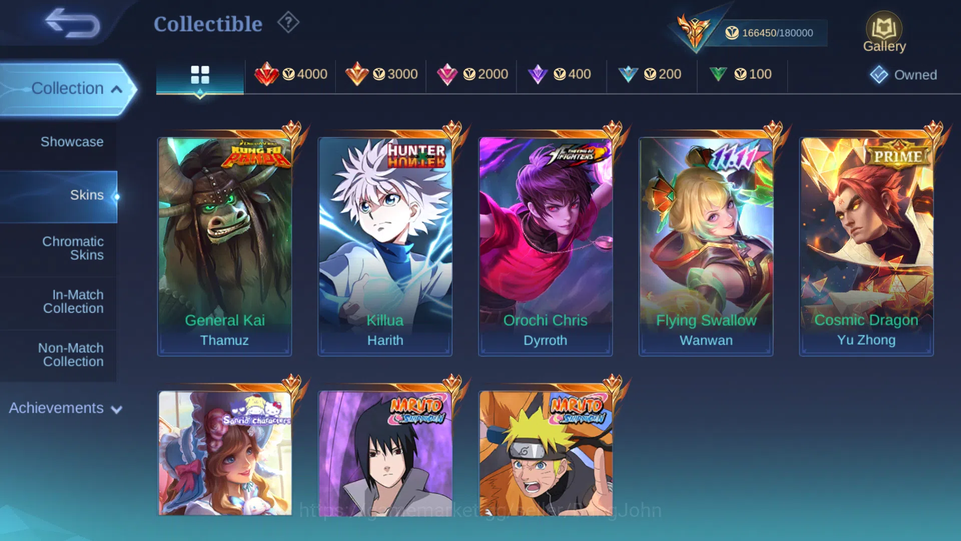 Mobile Legends: Bang Bang Accounts Skin 485 | Spec Exp & MM | Legend Alucard | Sasuke image 15