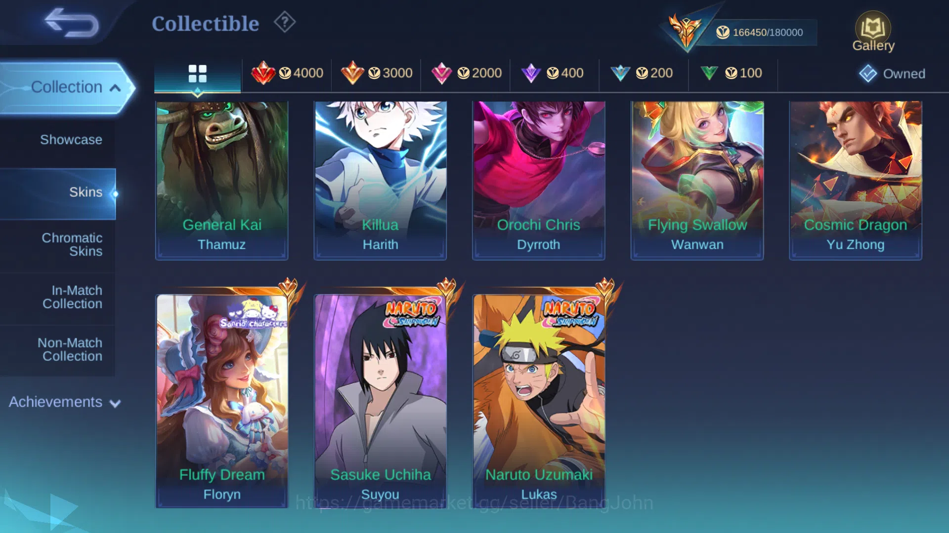 Mobile Legends: Bang Bang Accounts Skin 485 | Spec Exp & MM | Legend Alucard | Sasuke image 16