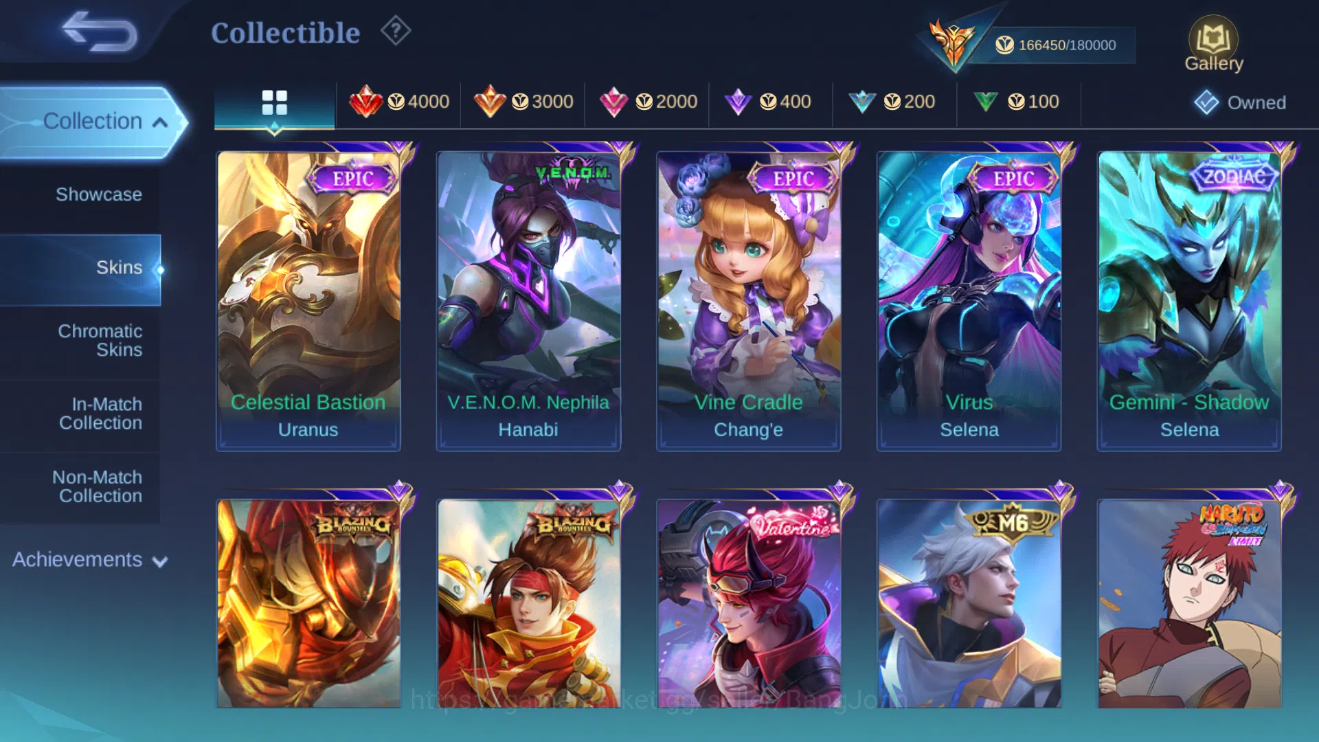 Mobile Legends: Bang Bang Accounts Skin 485 | Spec Exp & MM | Legend Alucard | Sasuke image 18