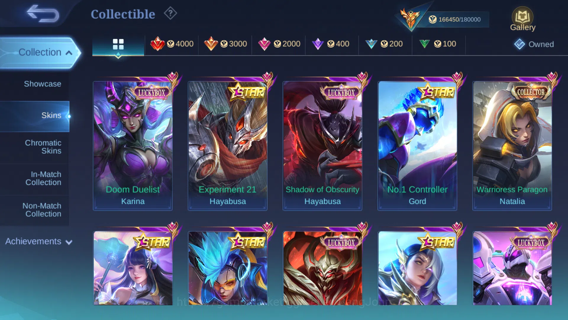 Mobile Legends: Bang Bang Accounts Skin 485 | Spec Exp & MM | Legend Alucard | Sasuke image 3