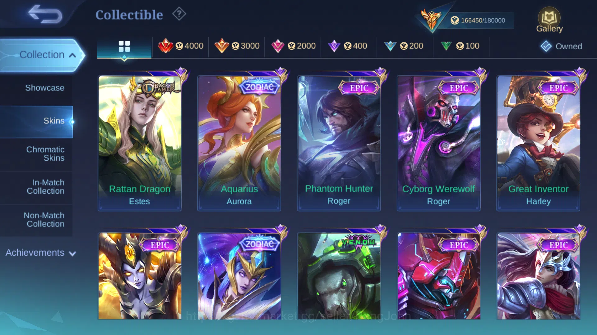 Mobile Legends: Bang Bang Accounts Skin 485 | Spec Exp & MM | Legend Alucard | Sasuke image 5