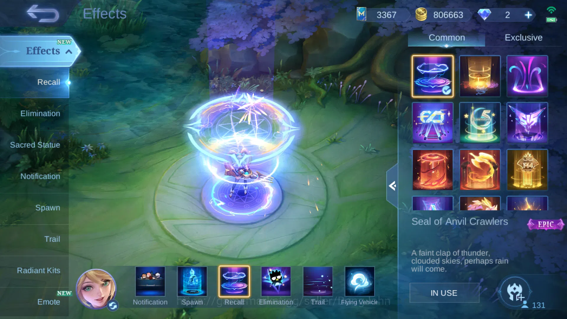 Mobile Legends: Bang Bang Accounts Skin 485 | Spec Exp & MM | Legend Alucard | Sasuke image 7