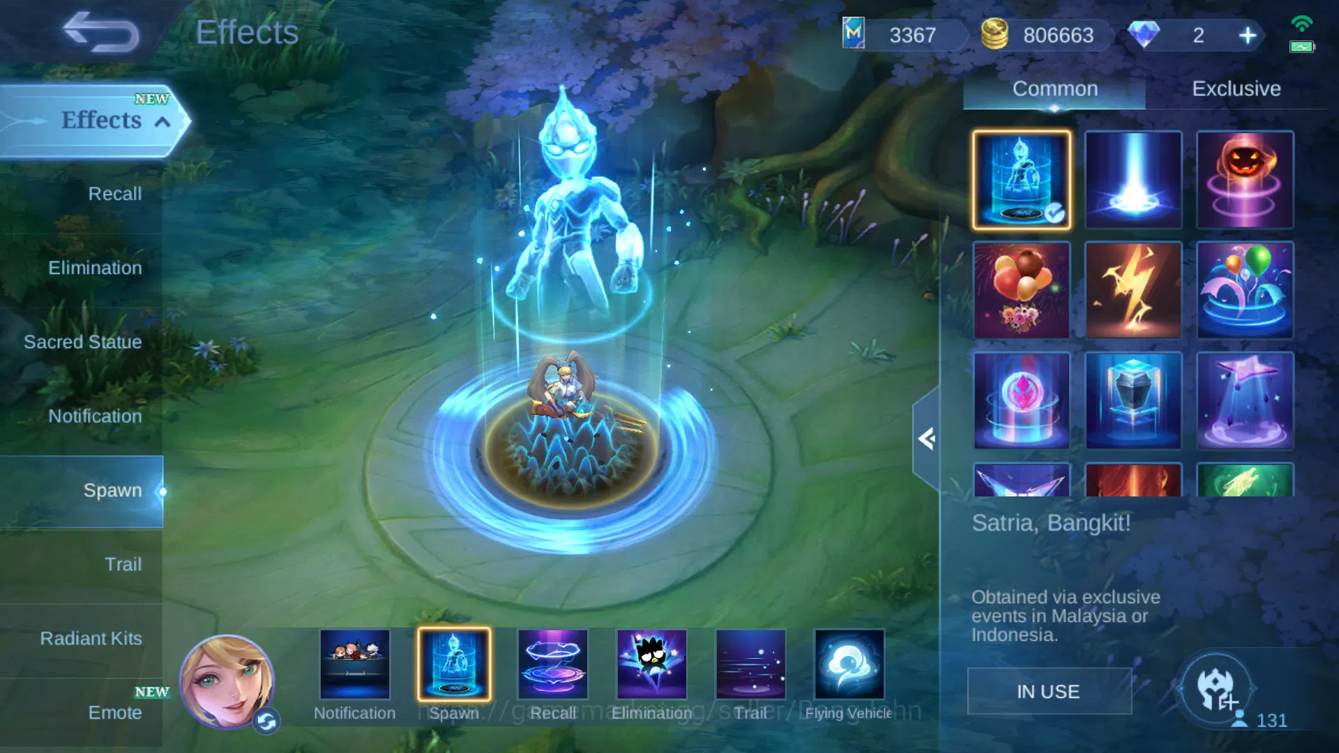 Mobile Legends: Bang Bang Accounts Skin 485 | Spec Exp & MM | Legend Alucard | Sasuke image 9