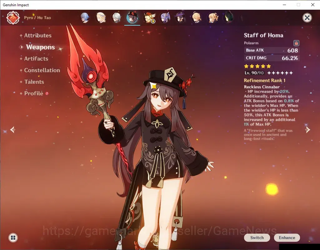 Genshin Impact Accounts ASIA| AR 60| Abyss Ready| 3 PremTeam[Skirk,Nefer,M image 10
