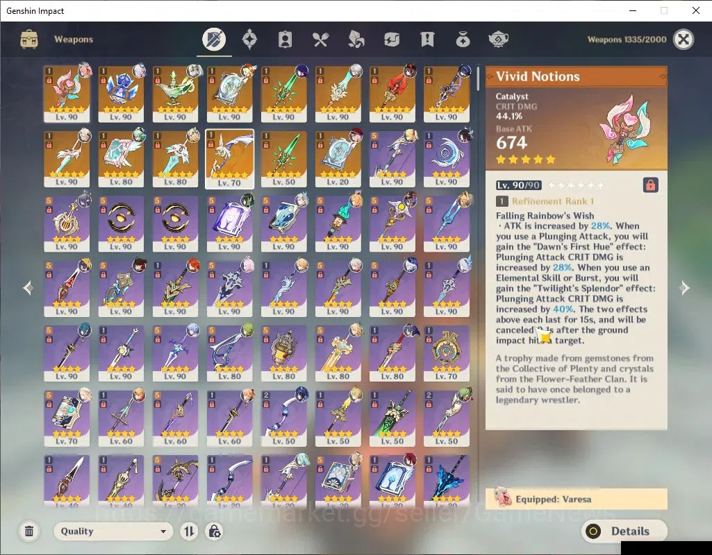Genshin Impact Accounts ASIA| AR 60| Abyss Ready| 3 PremTeam[Skirk,Nefer,M image 14