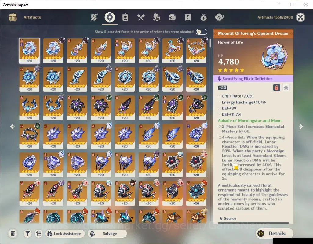 Genshin Impact Accounts ASIA| AR 60| Abyss Ready| 3 PremTeam[Skirk,Nefer,M image 15