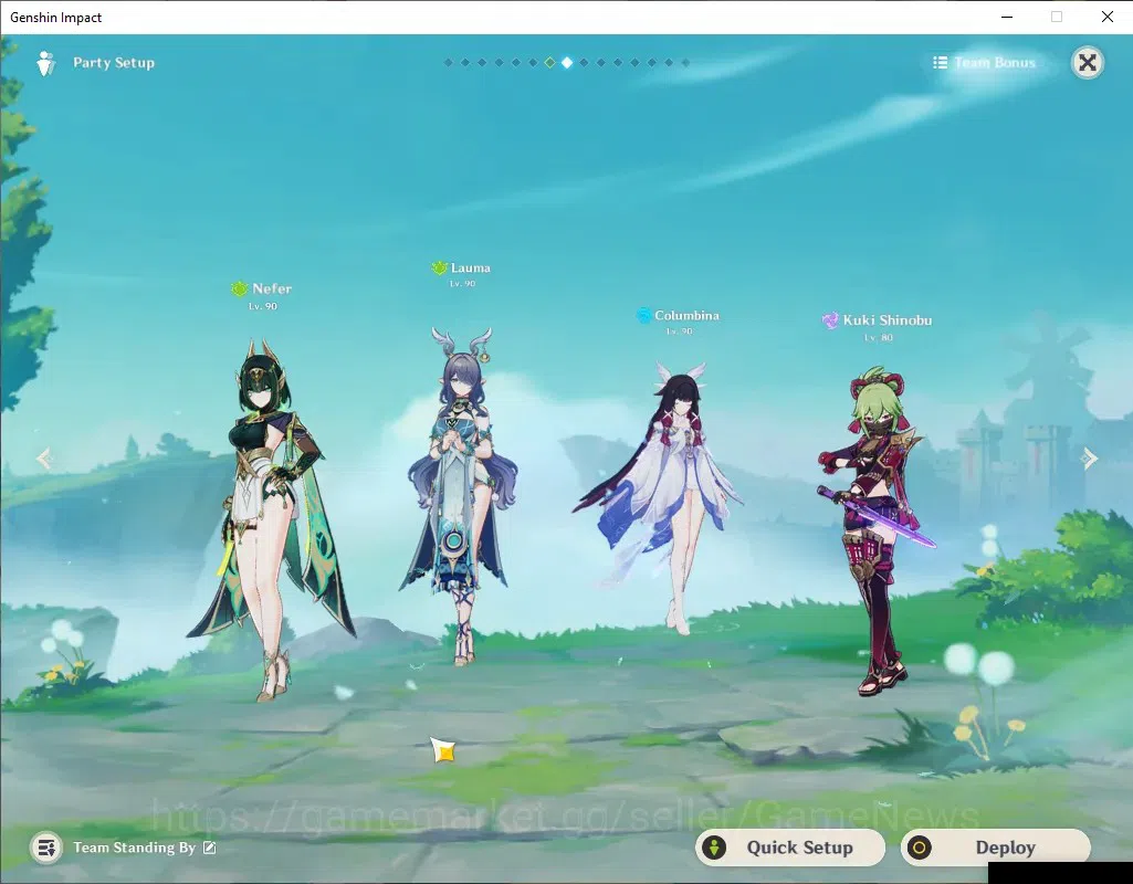 Genshin Impact Accounts ASIA| AR 60| Abyss Ready| 3 PremTeam[Skirk,Nefer,M image 4