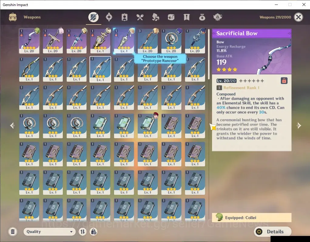 Genshin Impact Accounts ASIA | Starter Account | AR22 | All Unset | 1 Limi image 3