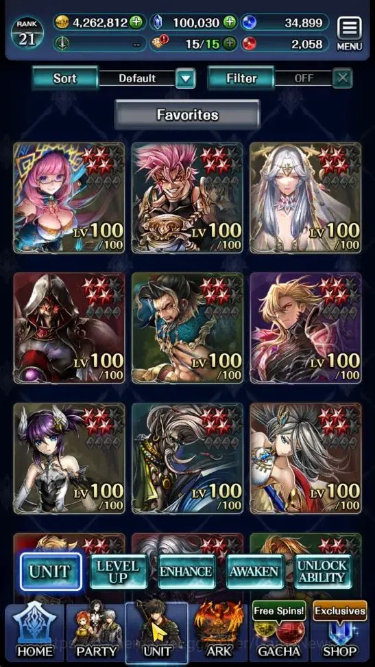 Last Cloudia Accounts GLOBAL|Rank 21|100K Crystal|Top Tier Unit [Ascende image 1